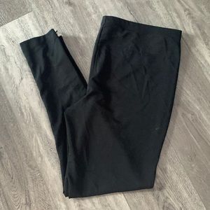 Mixit black, lower calf, zippered leggings